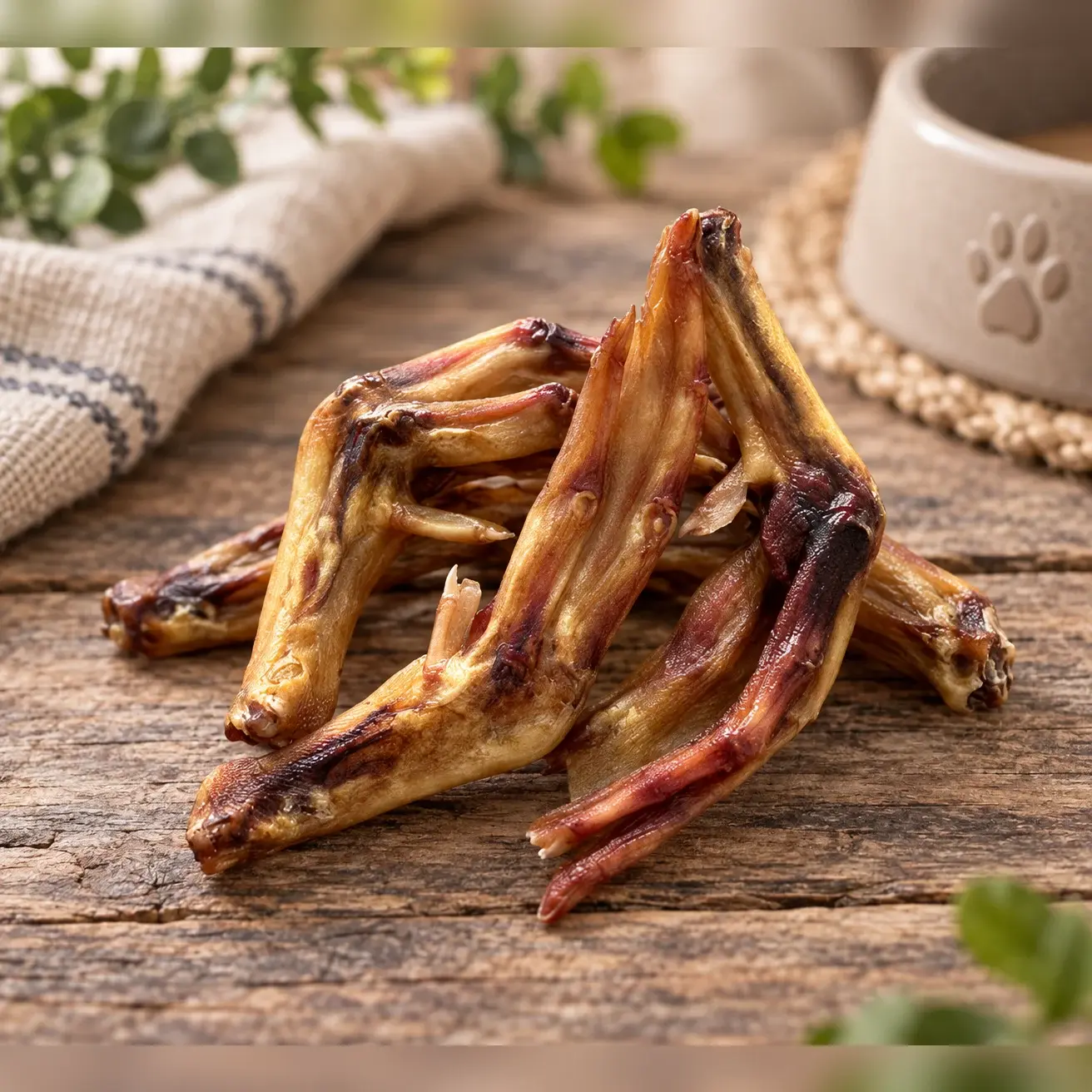 Dried Duck Feet, natural dog treats from Dog Stop