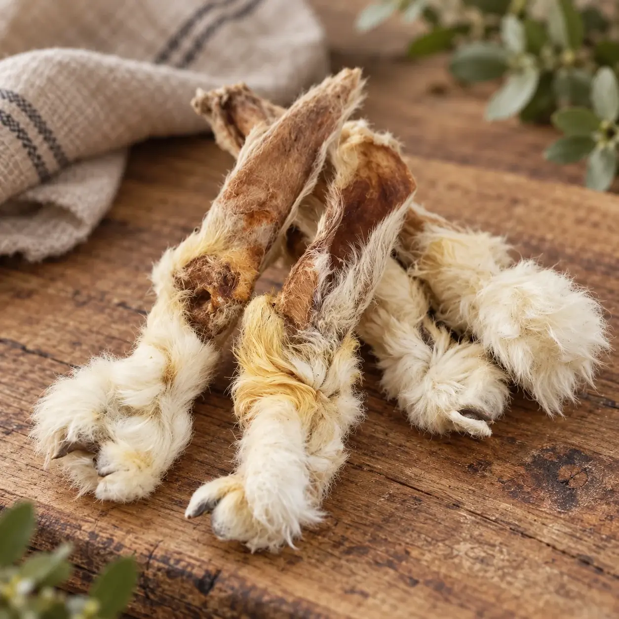 Hairy Rabbit Ears, natural dog treats from Dog Stop