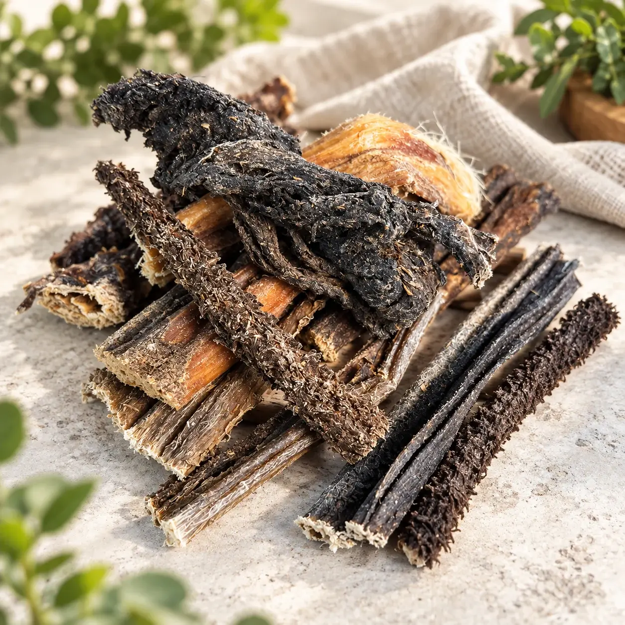 Dried Beef Tripe, natural dog treats from Dog Stop