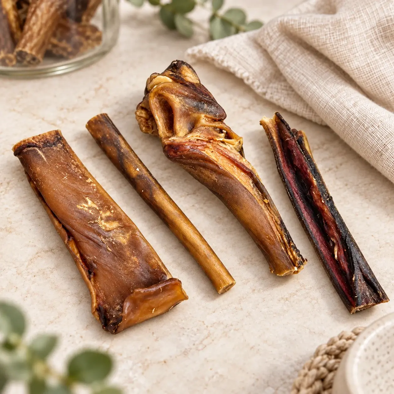 Beef Skin, natural dog treats from Dog Stop
