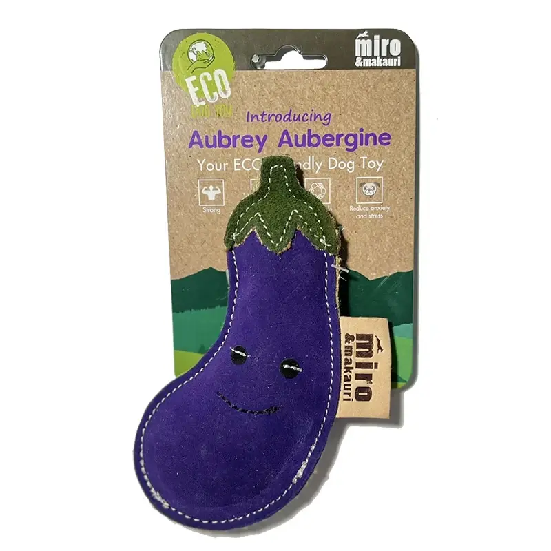 Eco Dog Toy - Aubrey Aubergine - Dog Stop natural dog treat
