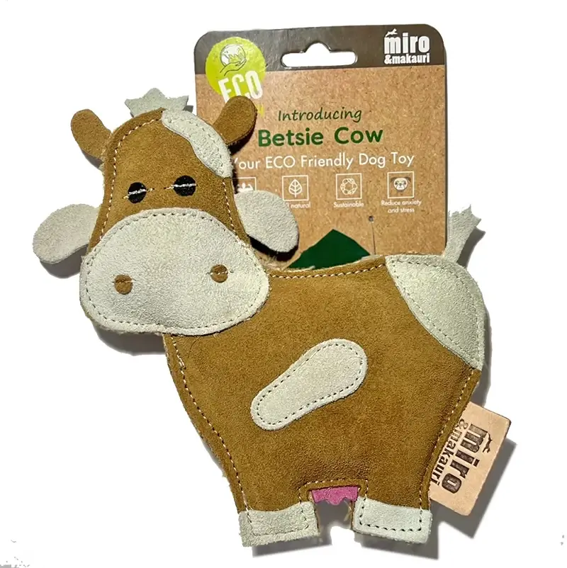 Eco Dog Toy - Betsie Cow - Dog Stop natural dog treat