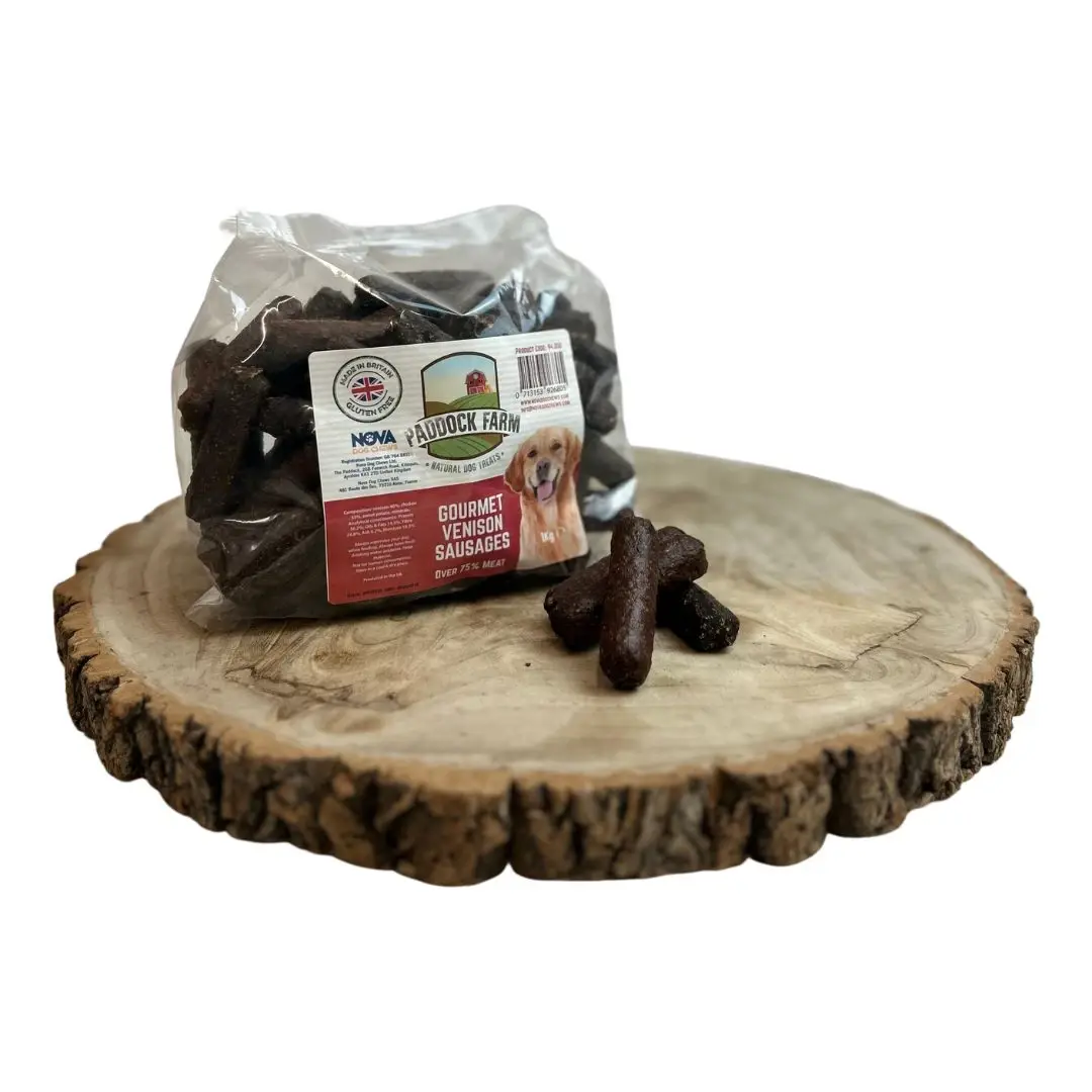 Venison Sausages - Dog Stop natural dog treat